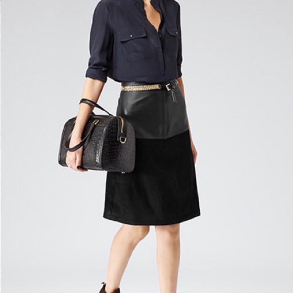Reiss Hayden Skirt, US Size 4, black